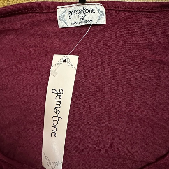 NWT Women’s Gemstone top size 2x - Picture 2 of 7